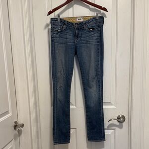 PAIGE Dark Blue Women's Skinny Jeans